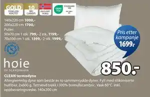JYSK CLEAN termodyne tilbud