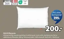 JYSK HALDI fiberpute, NOK 200 tilbud