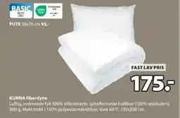 JYSK KUNNA fiberdyne, NOK 175 tilbud
