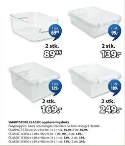 JYSK SMARTSTORE CLASSIC oppbevaringsboks tilbud