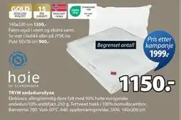 JYSK TRYM andedunsdyne tilbud