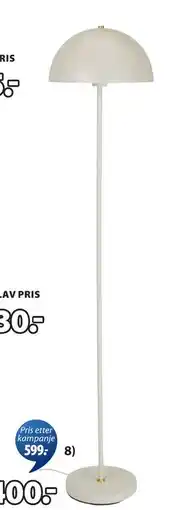 JYSK KENT gulvlampe, NOK 400 tilbud