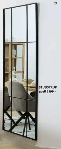 JYSK STUDSTRUP speil, NOK 2199 tilbud