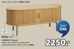 JYSK LYNGVIG TV-benk tilbud