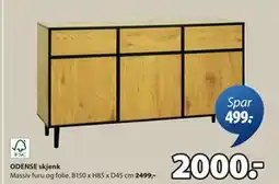 JYSK ODENSE skjenk, NOK 2000 tilbud