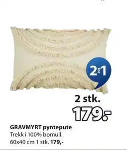 JYSK GRAVMYRT pyntepute, NOK 179 tilbud
