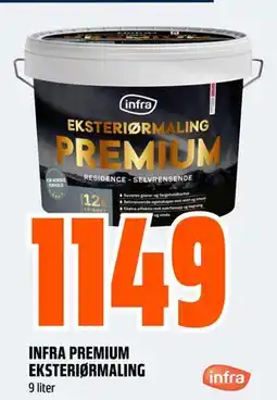 Obs Bygg INFRA PREMIUM EKSTERIØRMALING, NOK 1149 tilbud