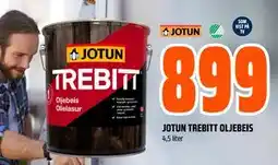 Obs Bygg JOTUN TREBITT OLJEBEIS, NOK 899 tilbud