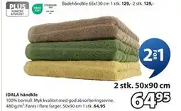 JYSK IDALA håndkle tilbud
