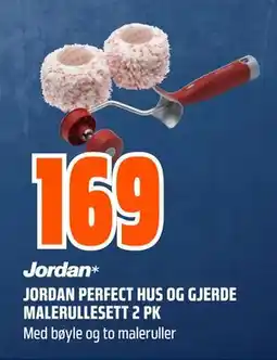Obs Bygg JORDAN PERFECT HUS OG GJERDE MALERULLESETT 2 PK, NOK 169 tilbud