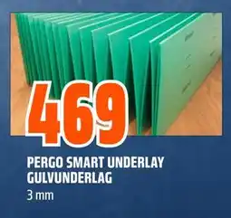 Obs Bygg PERGO SMART UNDERLAY GULVUNDERLAG, NOK 469 tilbud