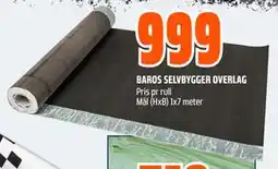 Obs Bygg BAROS SELVBYGGER OVERLAG, NOK 999 tilbud