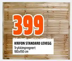 Obs Bygg KRIFON STANDARD LEVEGG, NOK 399 tilbud