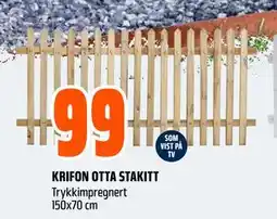 Obs Bygg KRIFON OTTA STAKITT, NOK 99 tilbud