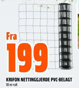 Obs Bygg KRIFON NETTINGGJERDE PVC-BELAGT tilbud