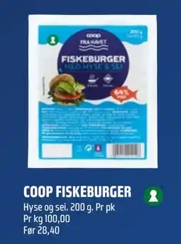 Coop Obs COOP FISKEBURGER, NOK 20 tilbud