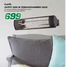 Coop Byggmix OUTFIT 2000 W TERRASSEVARMER VEGG, NOK 699 tilbud