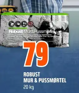 Obs Bygg ROBUST MUR & PUSSMØRTEL, NOK 79 tilbud