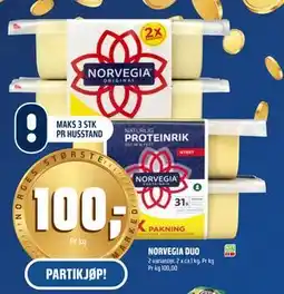 Coop Obs NORVEGIA DUO, NOK 100 tilbud
