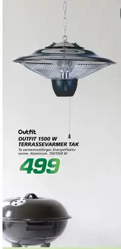 Coop Byggmix OUTFIT 1500 W TERRASSEVARMER TAK, NOK 499 tilbud