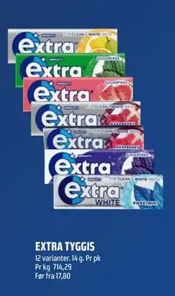 Coop Obs EXTRA TYGGIS, NOK 10 tilbud