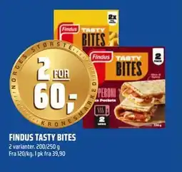 Coop Obs FINDUS TASTY BITES, NOK 60 tilbud