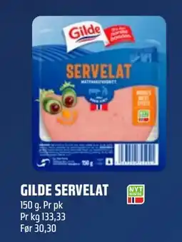 Coop Obs GILDE SERVELAT, NOK 20 tilbud
