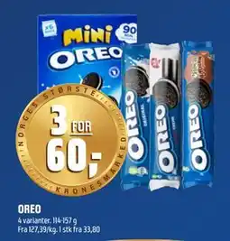 Coop Obs OREO, NOK 60 tilbud
