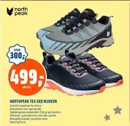Coop Obs NORTHPEAK TEX SKO MJUKEN, NOK 499 tilbud