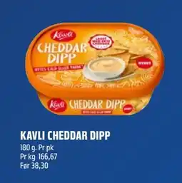 Coop Obs KAVLI CHEDDAR DIPP, NOK 30 tilbud