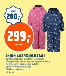 Coop Obs OKIDOKI VÅGE REGNDRESS BABY, NOK 299 tilbud