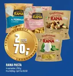 Coop Obs RANA PASTA, NOK 70 tilbud