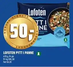 Coop Obs LOFOTEN PYTT I PANNE, NOK 50 tilbud