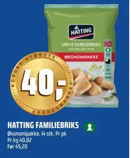 Coop Obs HATTING FAMILIEBRIKS, NOK 40 tilbud