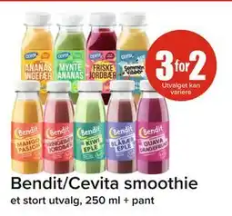 Spar Bendit/Cevita smoothie tilbud