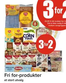 Spar Fri for-produkter tilbud