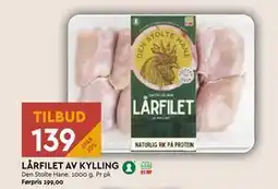 Coop Mega LÅRFILET AV KYLLING, NOK 139 tilbud