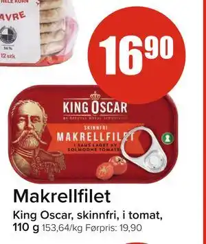 Spar Makrellfilet, NOK 16.9 tilbud