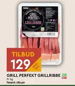 Coop Mega GRILL PERFEKT GRILLRIBBE, NOK 129 tilbud