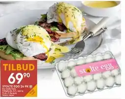 Coop Mega STOLTE EGG 24 PK, NOK 69.9 tilbud