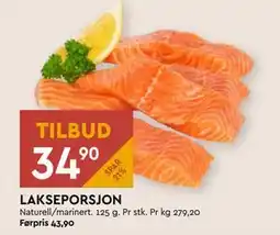 Coop Mega LAKSEPORSJON, NOK 34.9 tilbud