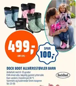 Coop Obs DOCK BOOT ALLVÆRSSTØVLER BARN, NOK 499 tilbud