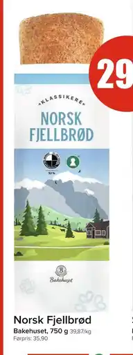 Spar Norsk Fjellbrød, NOK 29.9 tilbud
