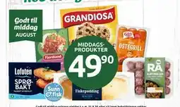 Joker MIDDAGSPRODUKTER, NOK 49.9 tilbud