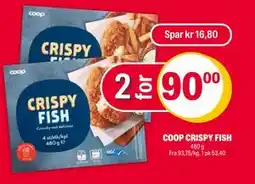 Coop Extra COOP CRISPY FISH, NOK 90 tilbud