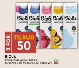 Coop Mega BIOLA, NOK 50 tilbud