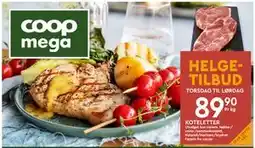 Coop Mega KOTELETTER, NOK 89.9 tilbud