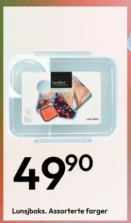 Gigaboks Lunsjboks. Assorterte farger, NOK 49.9 tilbud