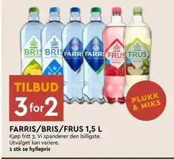 Coop Mega FARRIS/BRIS/FRUS 1,5 L tilbud