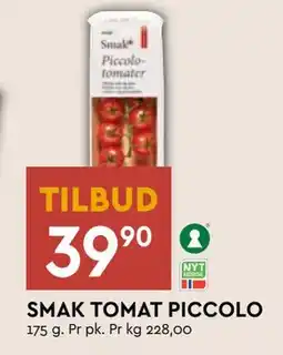 Coop Mega SMAK TOMAT PICCOLO, NOK 39.9 tilbud